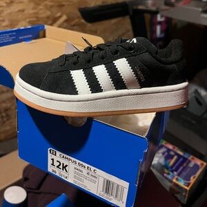 Adidas Campus Black and White Shoes